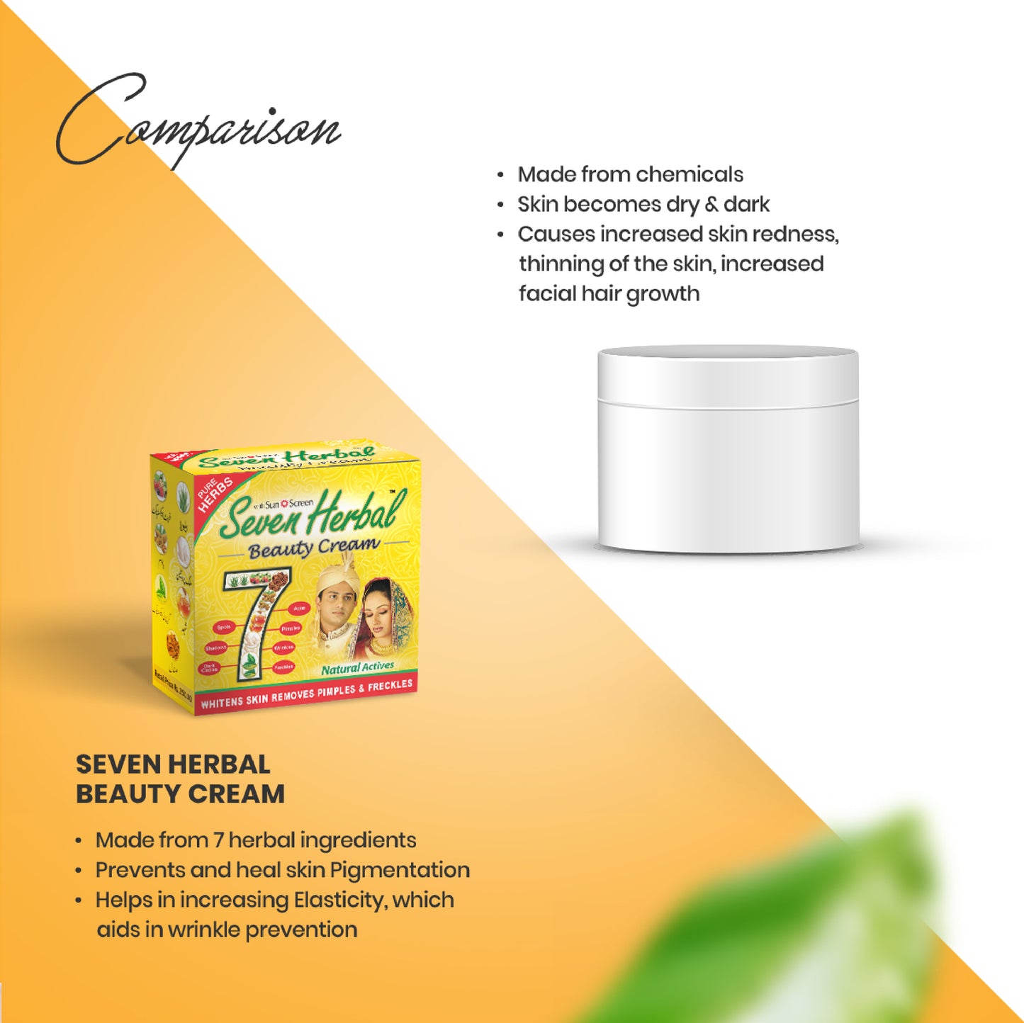 Herbal Beauty Cream (17g) - Seven Herbal