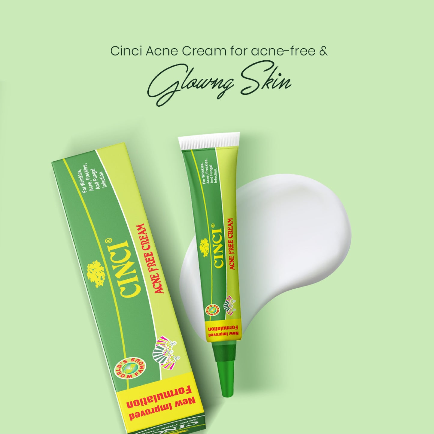 Cinci Acne Free Cream (8g) - Seven Herbal