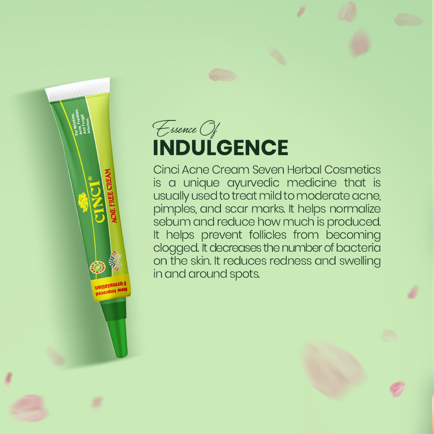 Cinci Acne Free Cream (8g) - Seven Herbal