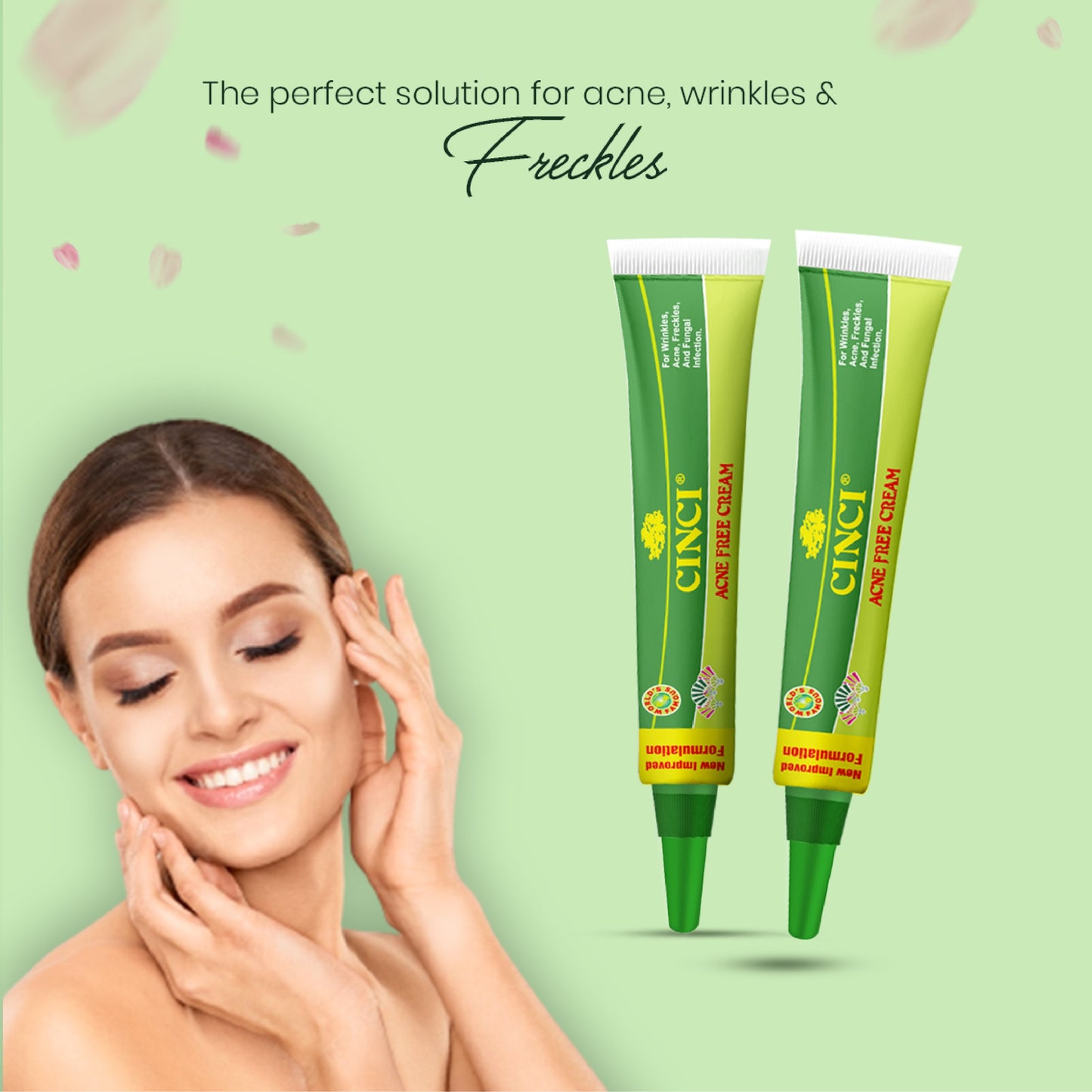 Cinci Acne Free Cream (8g) - Seven Herbal