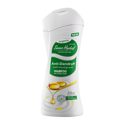 Anti-Dandruff Shampoo with Conditioner (210ml) - Seven Herbal