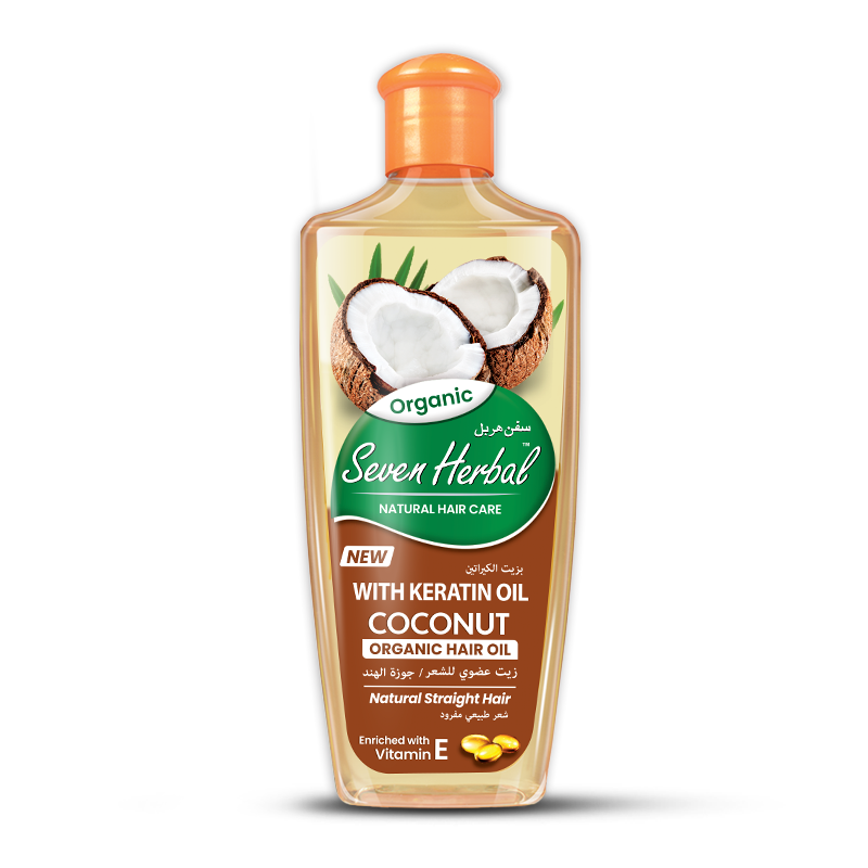 Coconut Hair Oil with Keratin Oil (100ml) - Seven Herbal
