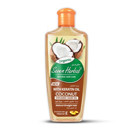 Coconut Hair Oil with Keratin Oil (100ml) - Seven Herbal