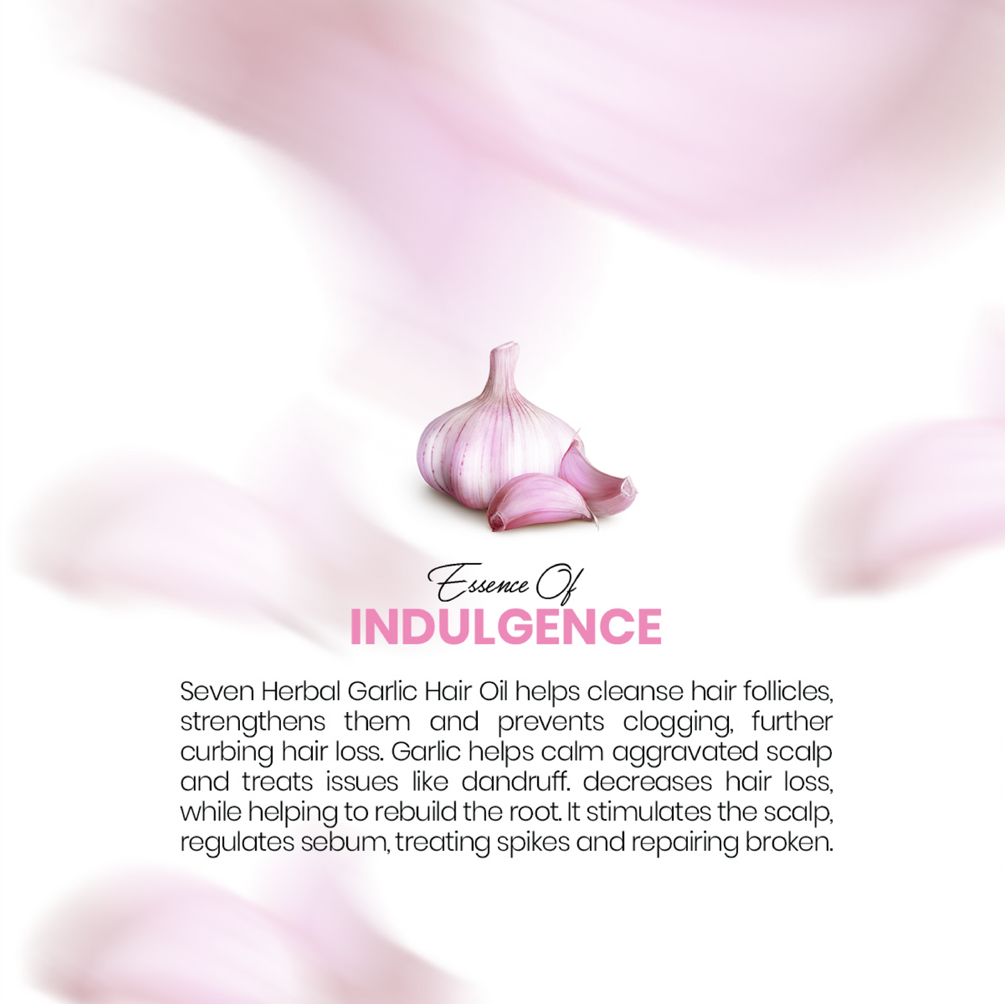 Garlic Hair Oil with Keratin Oil (100ml) - Seven Herbal