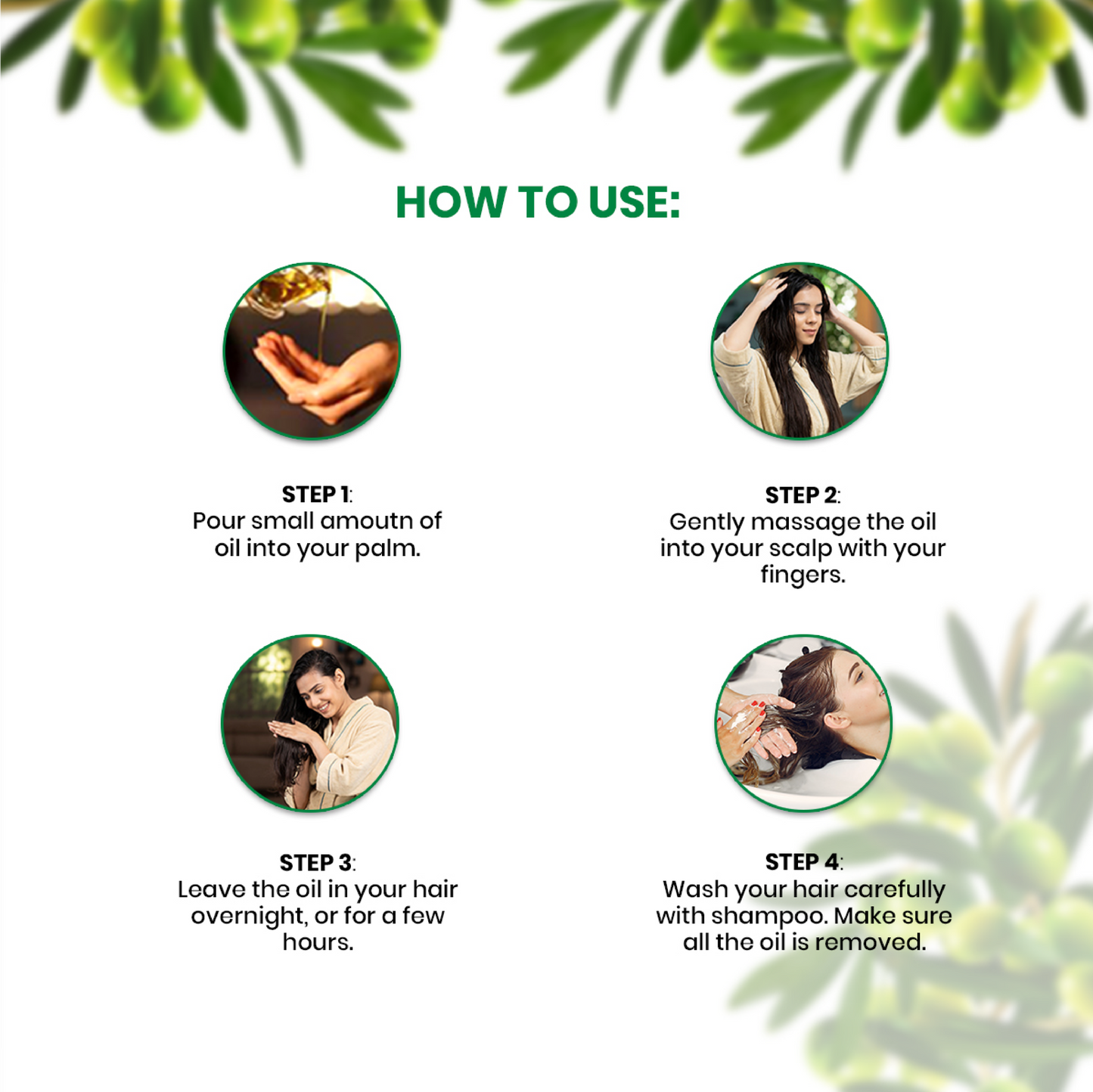 Olive Hair Oil with Keratin Oil (100ml) - Seven Herbal