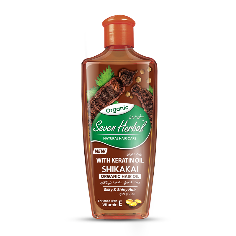 Shikakai Hair Oil with Keratin Oil (100ml) - Seven Herbal