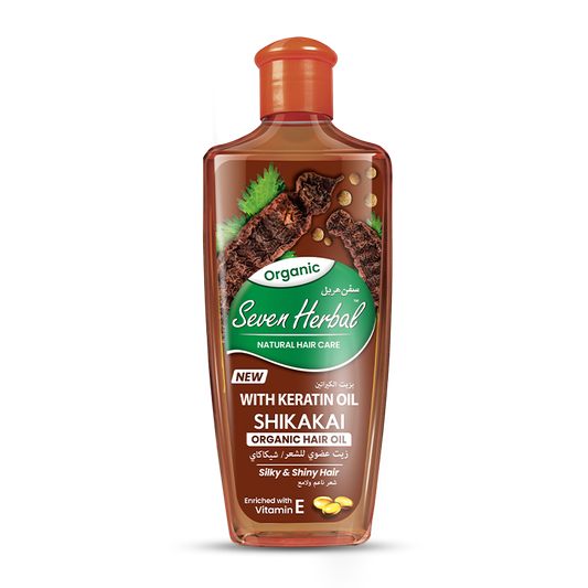 Shikakai Hair Oil with Keratin Oil (100ml) - Seven Herbal