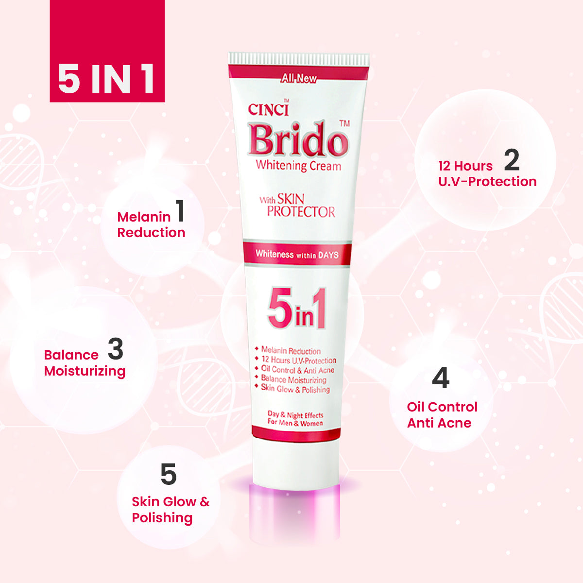 Skin Whitening Cream (27ml) - Seven Herbal
