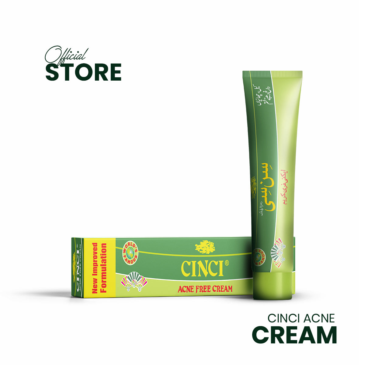 Cinci Acne Free Cream Benefits:  •	Acne Free •	Freckles Free •	Fungal Infection Treatment •	Remove Blackheads & Whiteheads (Seven Herbal ) CINCI Acne Free Cream I New Improved Formulation For Wrinkles, Acne, Freckles, and Fungal Infection Effective for Men & Women. Cinci acne cream is specially formulated to make your skin acne free, it deeply cleanses your pores and removes pimples, blackheads, and whiteheads, and makes your skin smooth and acne free.