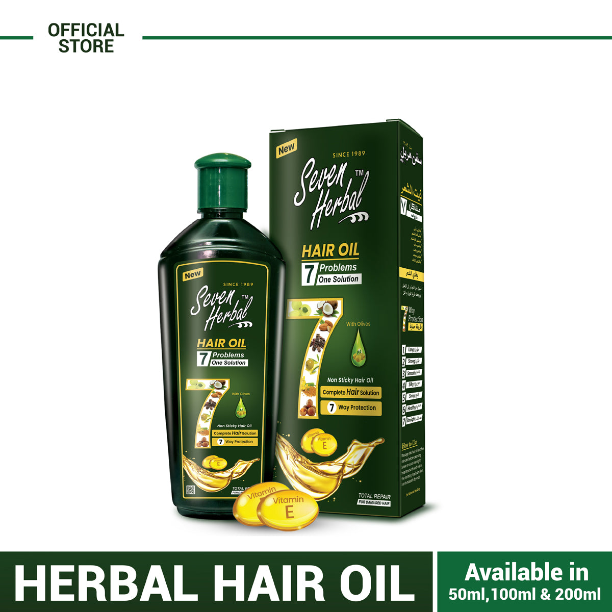 Hair Oil - Seven Herbal