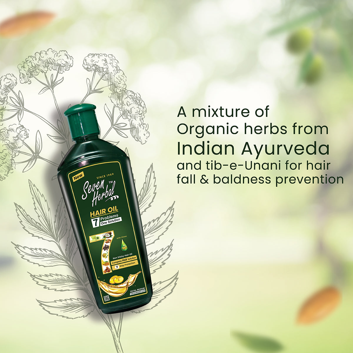 Hair Oil - Seven Herbal