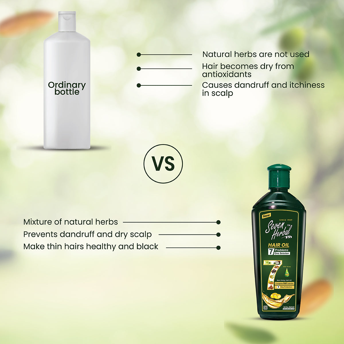 Hair Oil - Seven Herbal