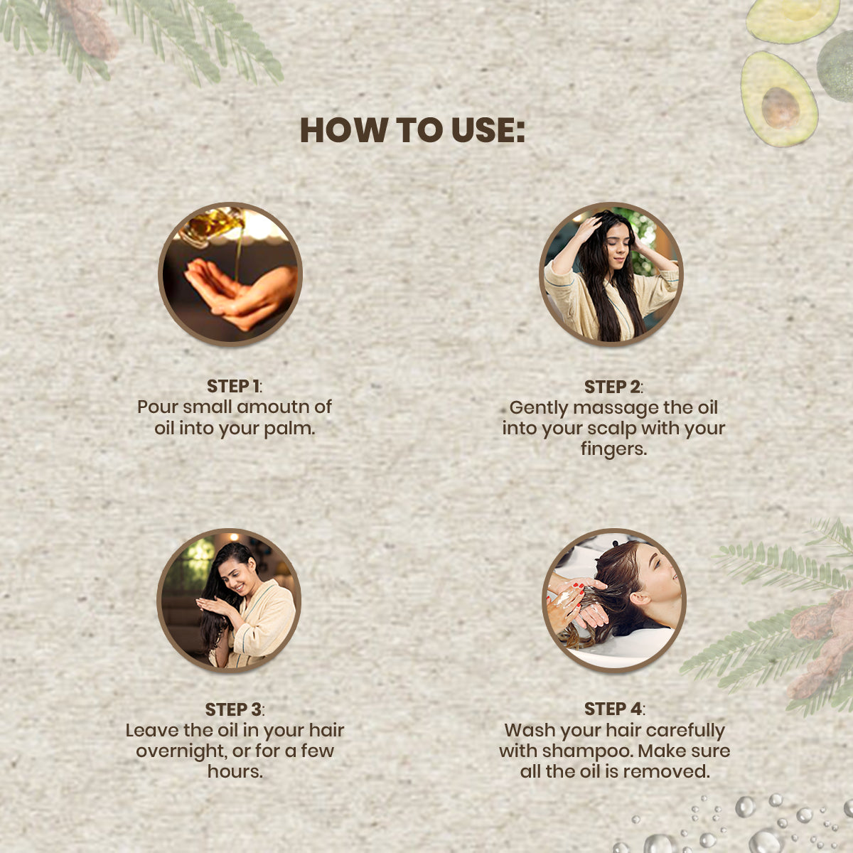 Natural Amla Hair Oil - Seven Herbal