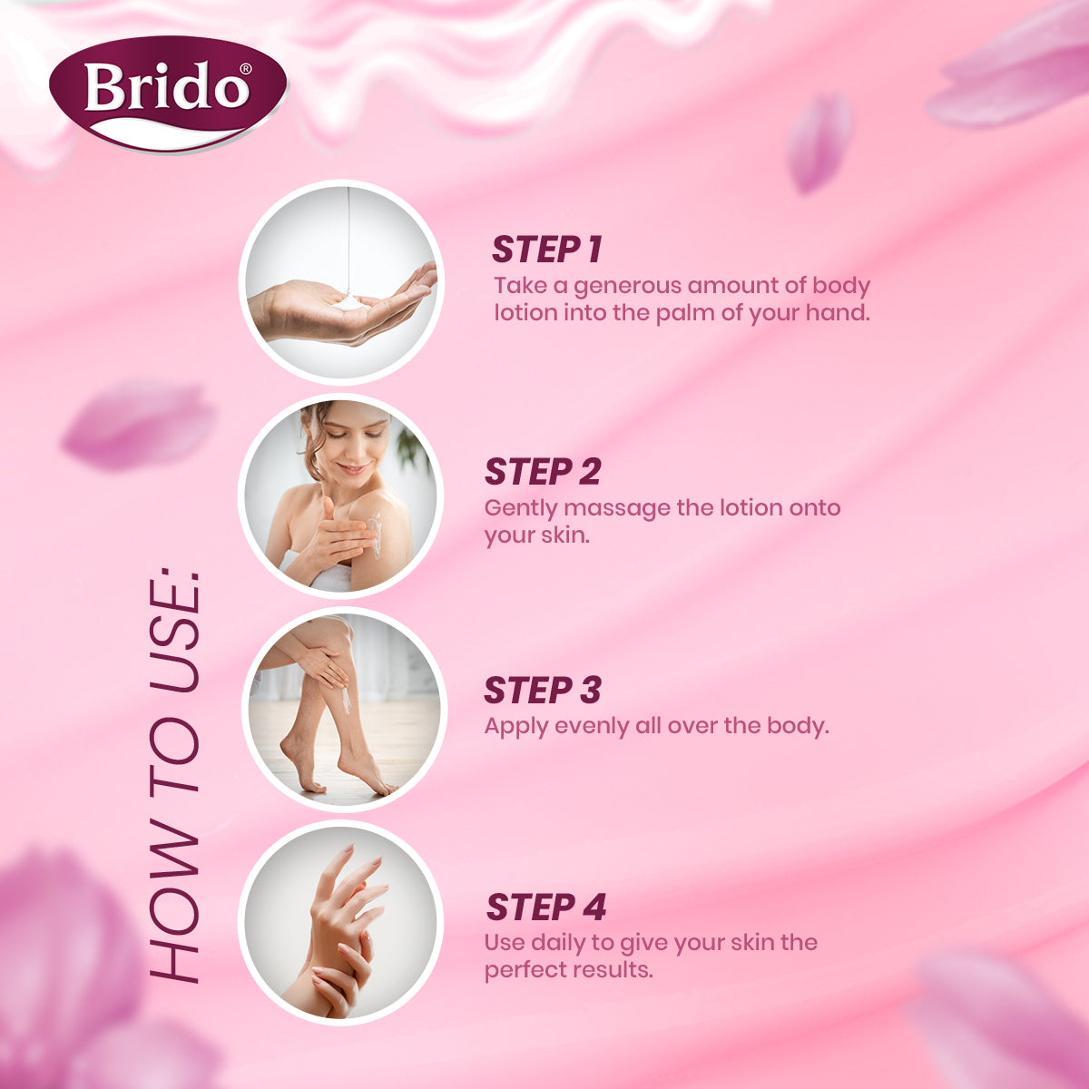 Brido Milk Protein Body Lotion (Extra White & Smooth)