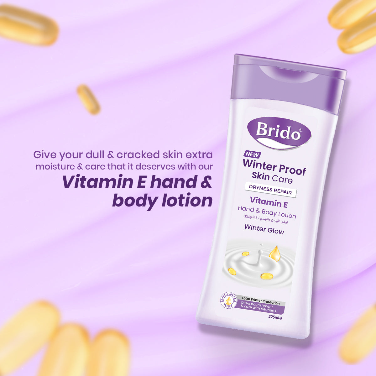 Brido Vitamin E Body Lotion (Dryness Repair)