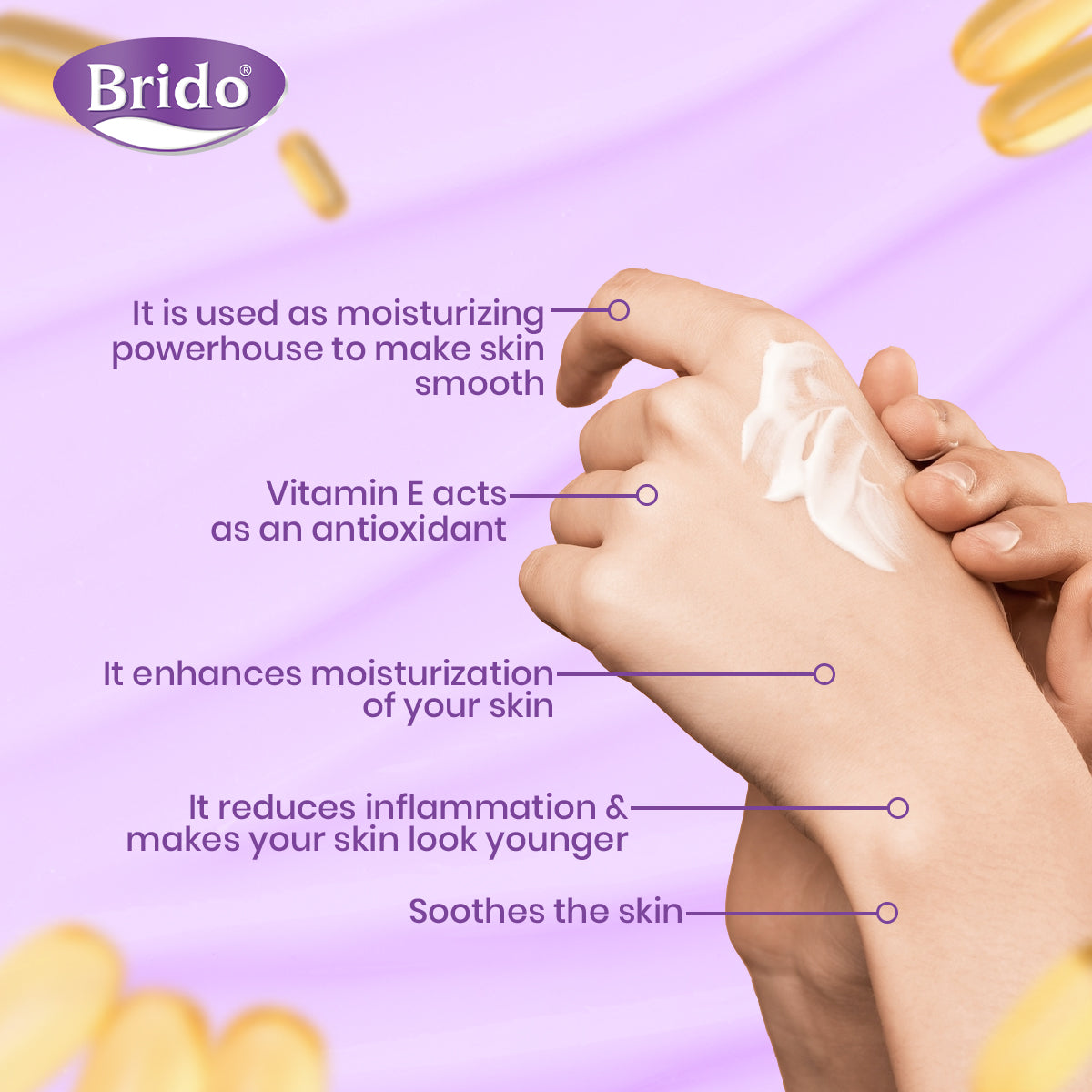 Brido Vitamin E Body Lotion (Dryness Repair)