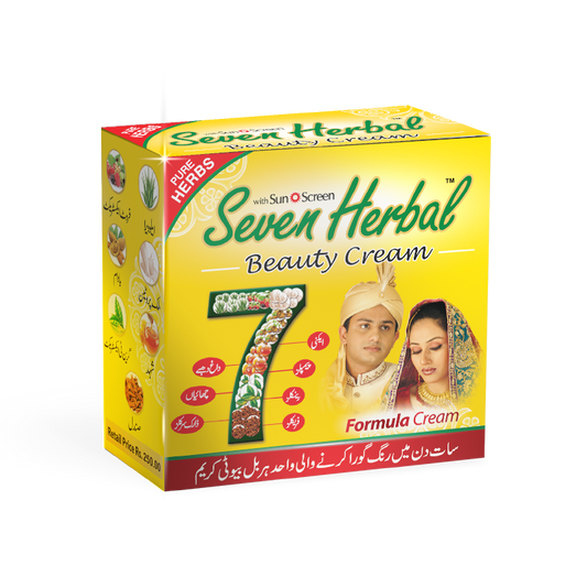 seven Herbal Beauty Cream Formula Cream Skin Whitening Cream