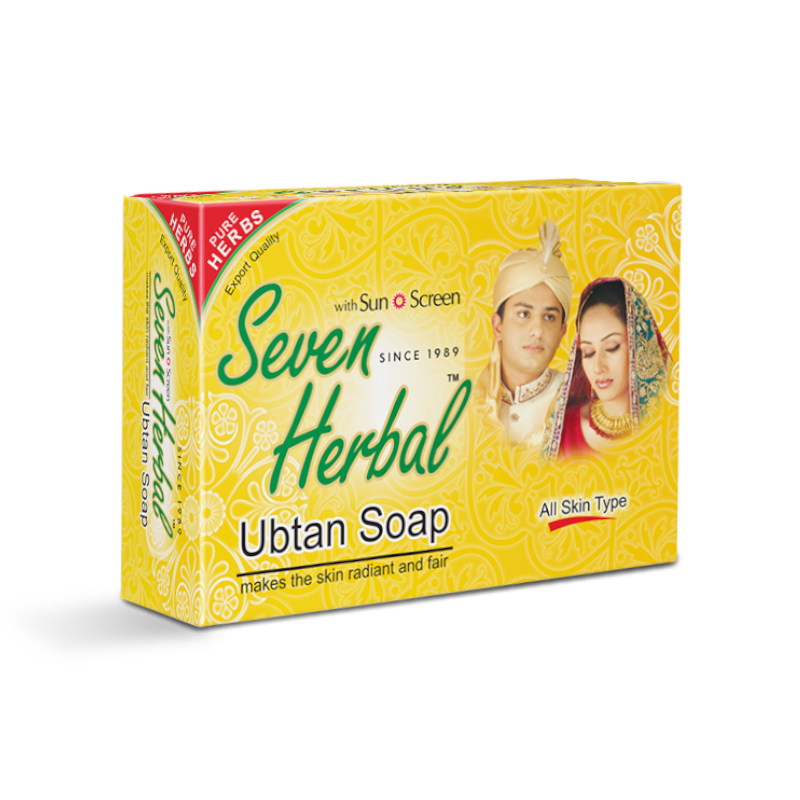 Seven Herbal Ubtan Soap with Sun Screen