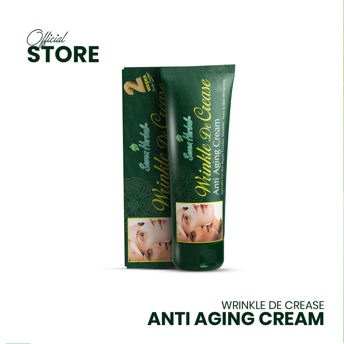Seven Herbal Wrinkle De Crease Cream
