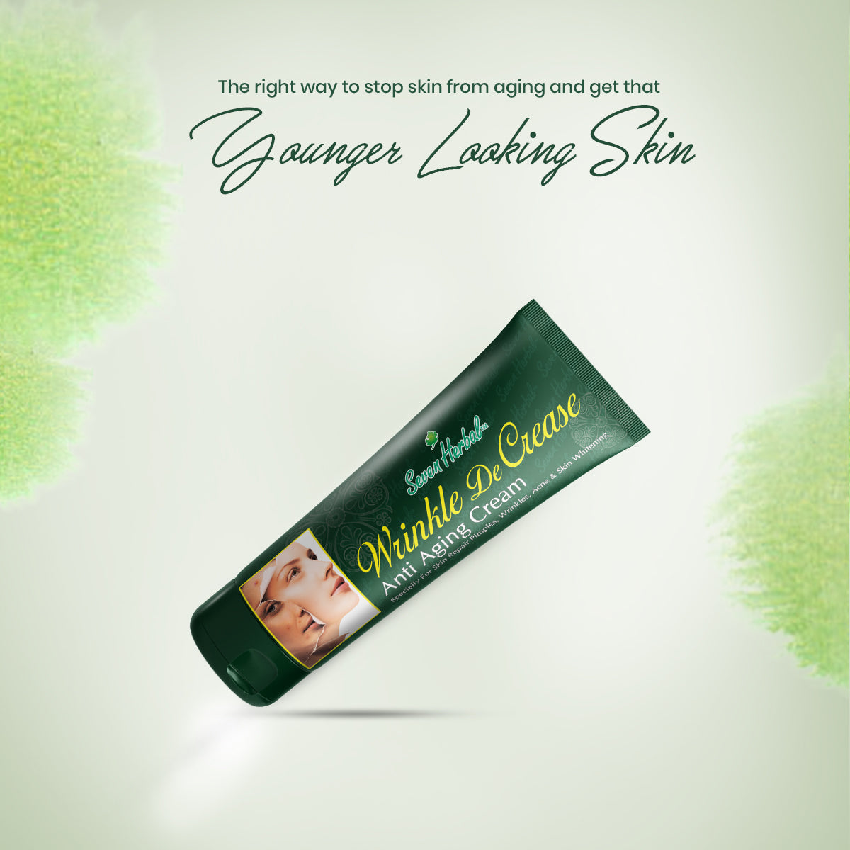 Wrinkle De Crease Cream (55ml) - Seven Herbal