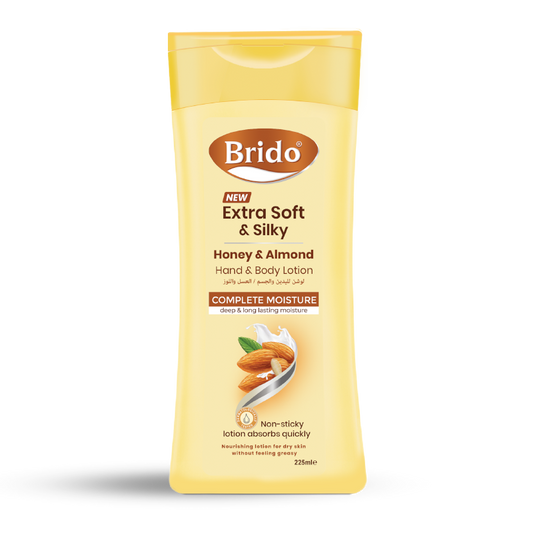 Brido Honey & Almond Body Lotion (Extra Soft & Silky Skin)