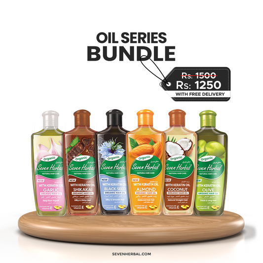 Seven Herbal Organic Hair Oil Series