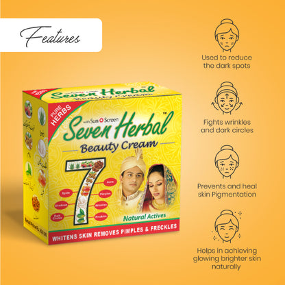 Herbal Beauty Cream (17g) - Seven Herbal