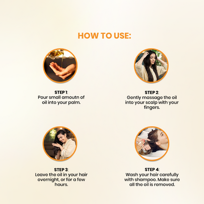 Almond Hair Oil with Keratin Oil 100ml - Seven Herbal