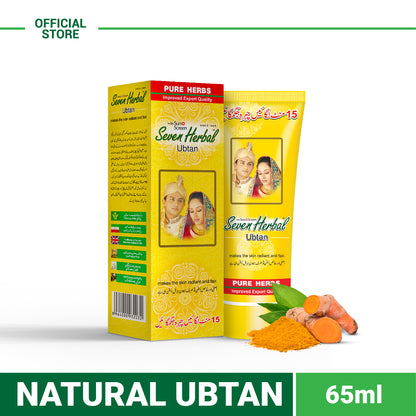 Natural ubtan cream by seven herbal for glowing skin