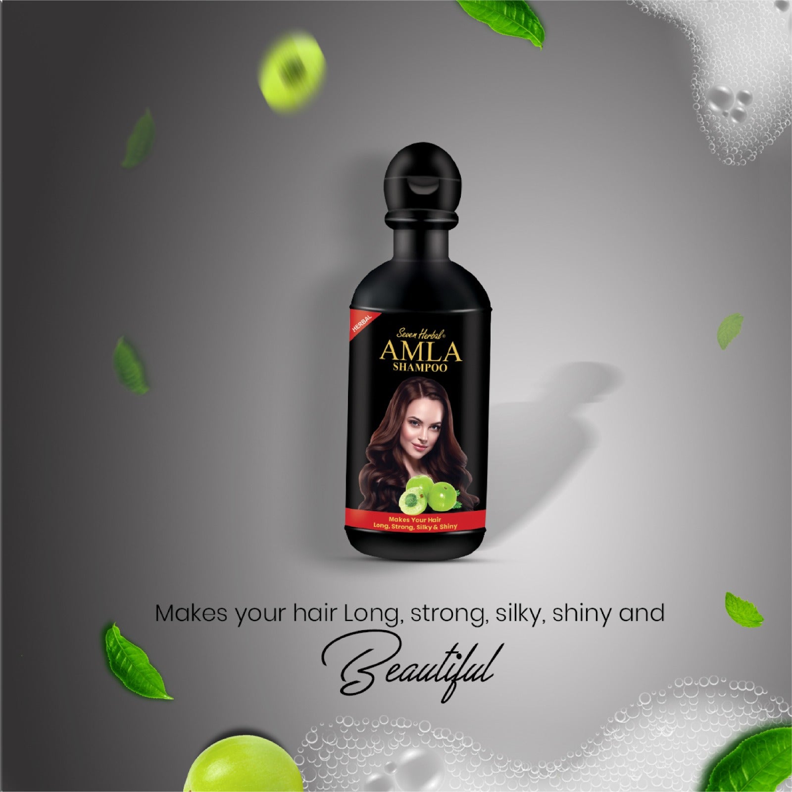 Herbal Amla Shampoo - Seven Herbal