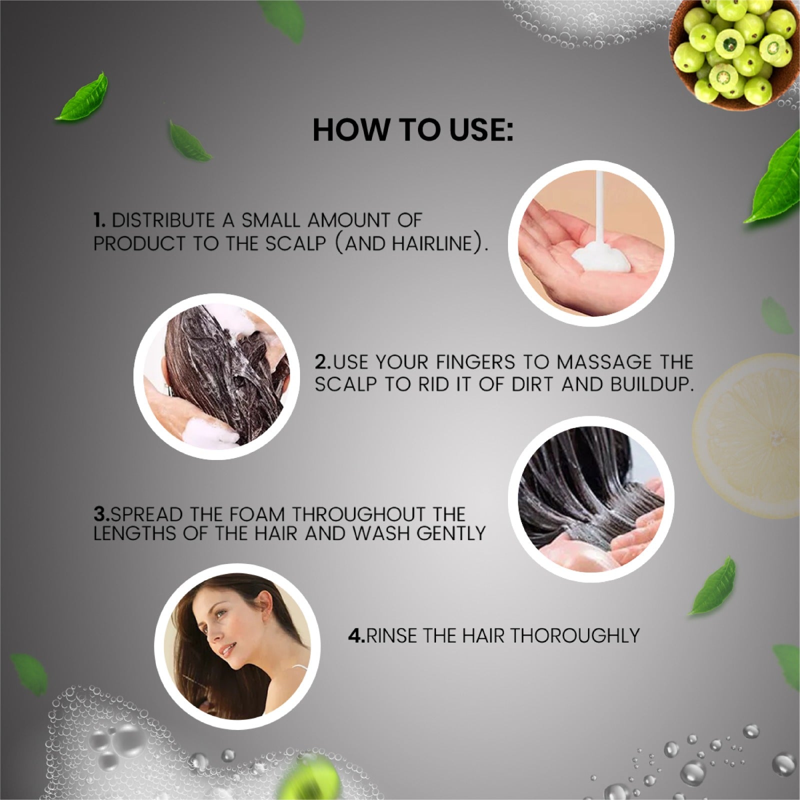 Herbal Amla Shampoo - Seven Herbal