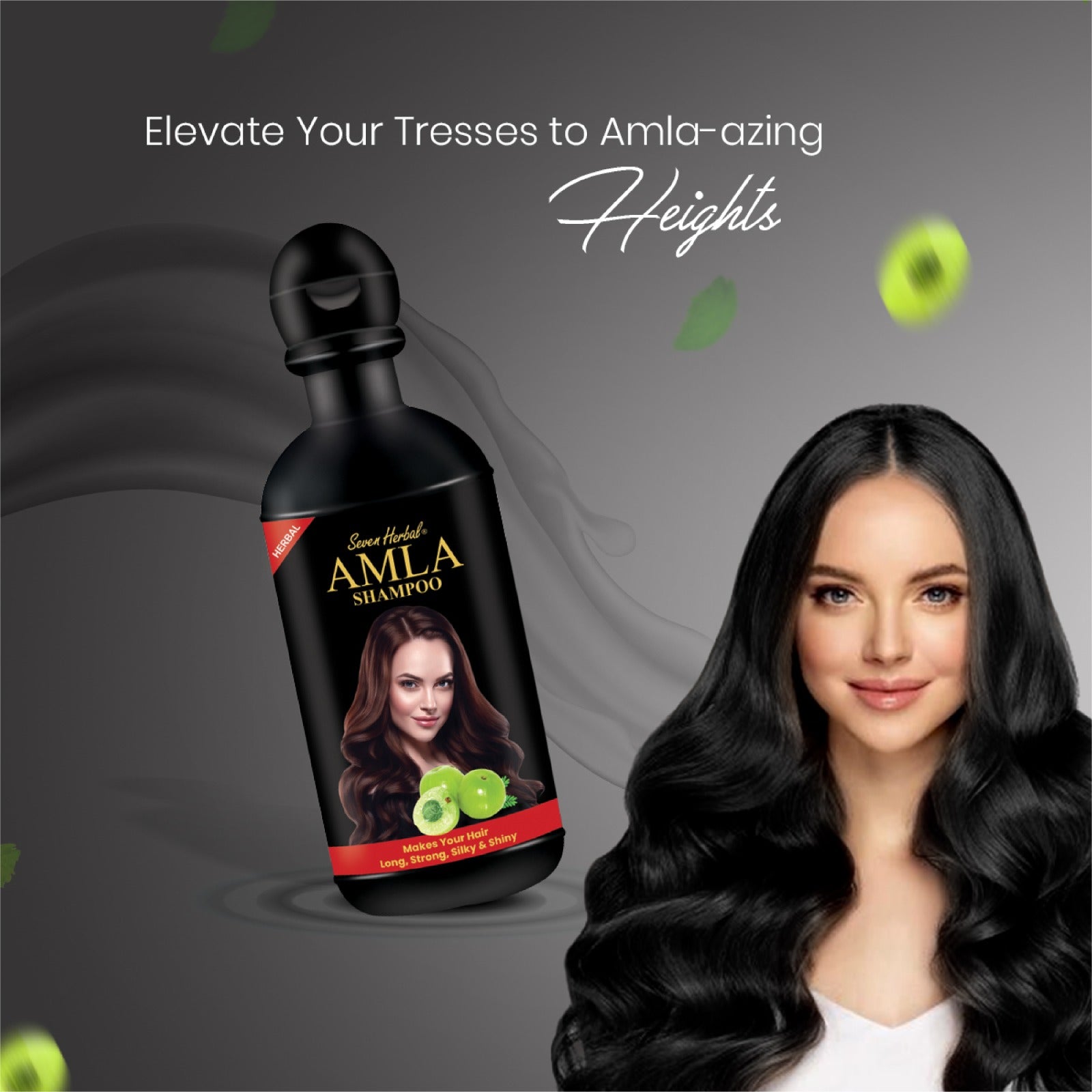 Herbal Amla Shampoo - Seven Herbal
