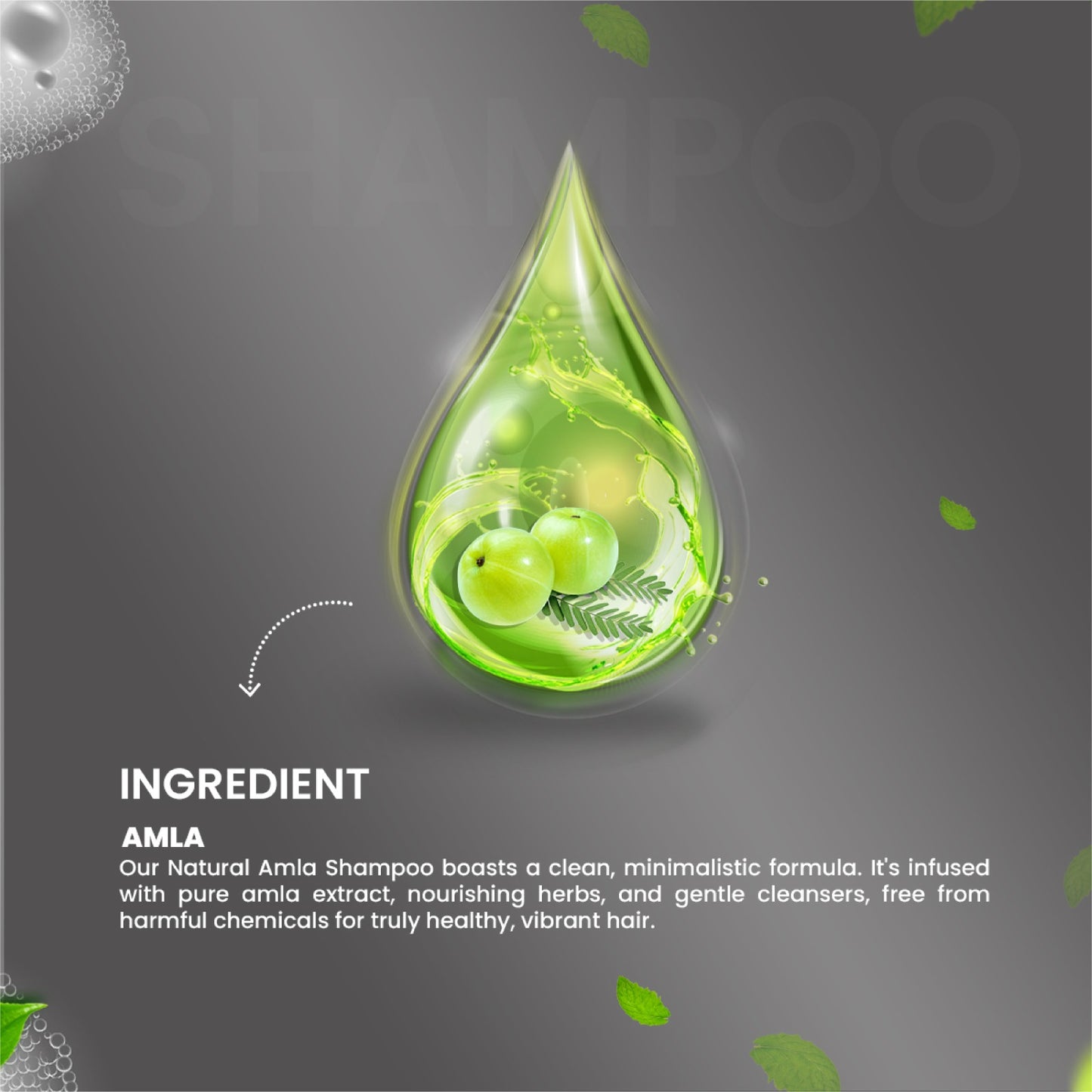 Herbal Amla Shampoo - Seven Herbal