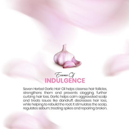 Garlic Hair Oil with Keratin Oil (100ml) - Seven Herbal