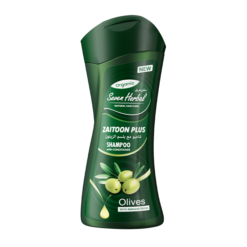 Zaitoon Plus Shampoo with Conditioner (210ml) - Seven Herbal