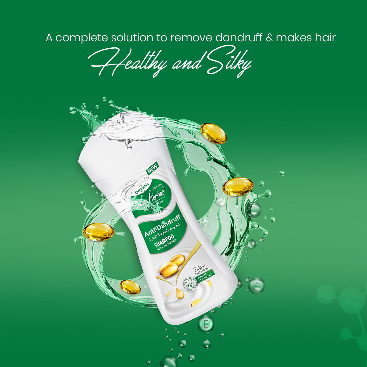 Seven Herbal Anti-Dandruff Shampoo with Conditioner