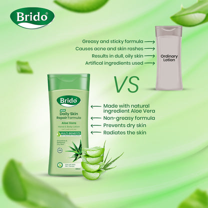 Aloe Vera Body Lotion (Skin Repair Formula) - Seven Herbal
